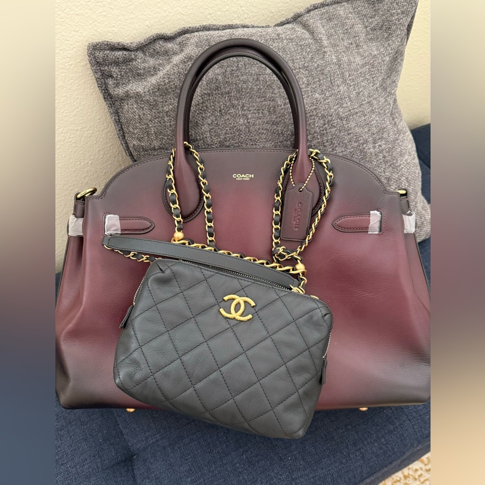 Coach empire 40 with chanel bowling bag